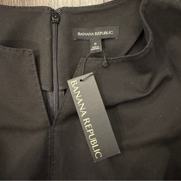 Banana Republic Black Mini Dress with Ruffle Hem - Picture 5 of 7